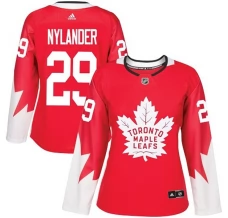 Naisten Toronto Maple Leafs William Nylander 29 Pelipaita Punainen Authentic Vaihtoehtoinen