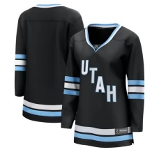 Naisten Utah Mammoth Blank Pelipaita Musta Premier Breakaway Koti