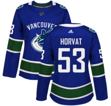 Naisten Vancouver Canucks Bo Horvat 53 Pelipaita Sininen Authentic