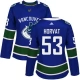 Naisten Vancouver Canucks Bo Horvat 53 Pelipaita Sininen Authentic