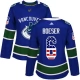 Naisten Vancouver Canucks Brock Boeser 6 Pelipaita USA Flag Fashion Sininen Authentic