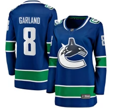 Naisten Vancouver Canucks Conor Garland 8 Pelipaita Sininen Breakaway Koti