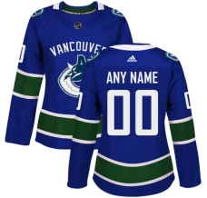 Naisten Vancouver Canucks Custom Pelipaita Sininen Authentic