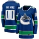Naisten Vancouver Canucks Custom Pelipaita Sininen Breakaway Koti