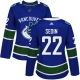 Naisten Vancouver Canucks Daniel Sedin 22 Pelipaita Sininen Authentic