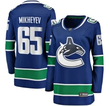 Naisten Vancouver Canucks Ilya Mikheyev 65 Pelipaita Sininen Breakaway Koti