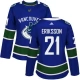 Naisten Vancouver Canucks Loui Eriksson 21 Pelipaita Sininen Authentic