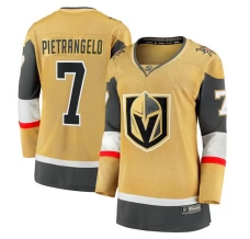 Naisten Vegas Golden Knights Alex Pietrangelo 7 Pelipaita Kulta Breakaway Koti