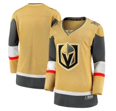 Naisten Vegas Golden Knights Blank Pelipaita Kulta Breakaway Koti