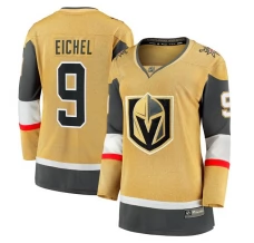 Naisten Vegas Golden Knights Jack Eichel 9 Pelipaita Kulta Breakaway Koti