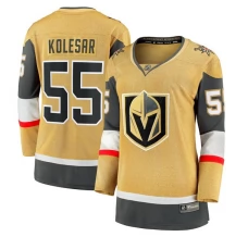 Naisten Vegas Golden Knights Keegan Kolesar 55 Pelipaita Kulta Breakaway Koti