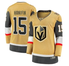 Naisten Vegas Golden Knights Noah Hanifin 15 Pelipaita Kulta Breakaway Koti