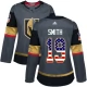 Naisten Vegas Golden Knights Reilly Smith 19 Pelipaita USA Flag Fashion Harmaa Authentic