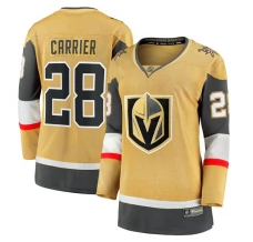 Naisten Vegas Golden Knights William Carrier 28 Pelipaita Kulta Breakaway Koti