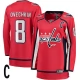 Naisten Washington Capitals Alexander Ovechkin 8 Pelipaita Captain Patch Punainen Breakaway Koti
