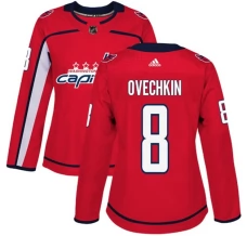 Naisten Washington Capitals Alexander Ovechkin 8 Pelipaita Punainen Authentic