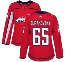 Naisten Washington Capitals Andre Burakovsky 65 Pelipaita Punainen Authentic
