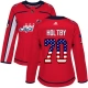 Naisten Washington Capitals Braden Holtby 70 Pelipaita USA Flag Fashion Punainen Authentic