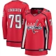 Naisten Washington Capitals Charlie Lindgren 79 Pelipaita Punainen Breakaway Koti