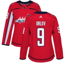 Naisten Washington Capitals Dmitry Orlov 9 Pelipaita Punainen Authentic