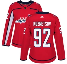Naisten Washington Capitals Evgeny Kuznetsov 92 Pelipaita Punainen Authentic