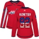 Naisten Washington Capitals Evgeny Kuznetsov 92 Pelipaita USA Flag Fashion Punainen Authentic