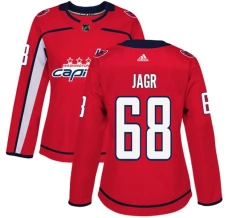 Naisten Washington Capitals Jaromir Jagr 68 Pelipaita Punainen Authentic