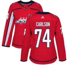 Naisten Washington Capitals John Carlson 74 Pelipaita Punainen Authentic