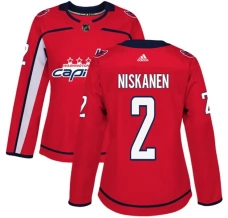 Naisten Washington Capitals Matt Niskanen 2 Pelipaita Punainen Authentic