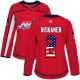Naisten Washington Capitals Matt Niskanen 2 Pelipaita USA Flag Fashion Punainen Authentic