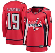 Naisten Washington Capitals Nicklas Backstrom 19 Pelipaita Punainen Breakaway Koti