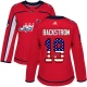 Naisten Washington Capitals Nicklas Backstrom 19 Pelipaita USA Flag Fashion Punainen Authentic