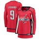 Naisten Washington Capitals Ryan Leonard 9 Pelipaita Punainen Breakaway Koti