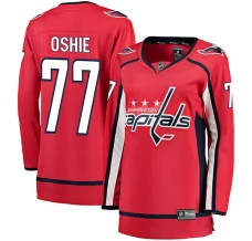Naisten Washington Capitals TJ Oshie 77 Pelipaita Punainen Breakaway Koti