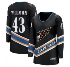Naisten Washington Capitals Tom Wilson 43 Pelipaita 50th Anniversary Musta Premier Breakaway Vaihtoehtoinen