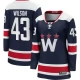 Naisten Washington Capitals Tom Wilson 43 Pelipaita Navy Premier Breakaway Vaihtoehtoinen