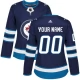 Naisten Winnipeg Jets Custom Pelipaita Navy Authentic