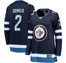 Naisten Winnipeg Jets Dylan DeMelo 2 Pelipaita Navy Breakaway Koti