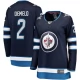 Naisten Winnipeg Jets Dylan DeMelo 2 Pelipaita Navy Breakaway Koti