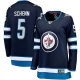 Naisten Winnipeg Jets Luke Schenn 5 Pelipaita Navy Breakaway Koti