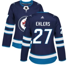 Naisten Winnipeg Jets Nikolaj Ehlers 27 Pelipaita Navy Authentic