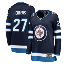 Naisten Winnipeg Jets Nikolaj Ehlers 27 Pelipaita Navy Breakaway Koti