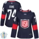 Naisten Yhdysvallat T.J. Oshie 74 Pelipaita 2016 World Cup of Hockey Navy Authentic